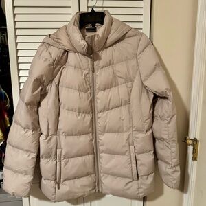 32 Degrees Camel Tan Midweight Puffer Tech Jacket Size L